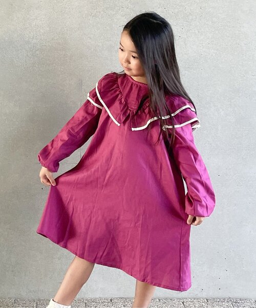 セール】【WEB限定】パイピングフリルヒロインワンピース（ワンピース