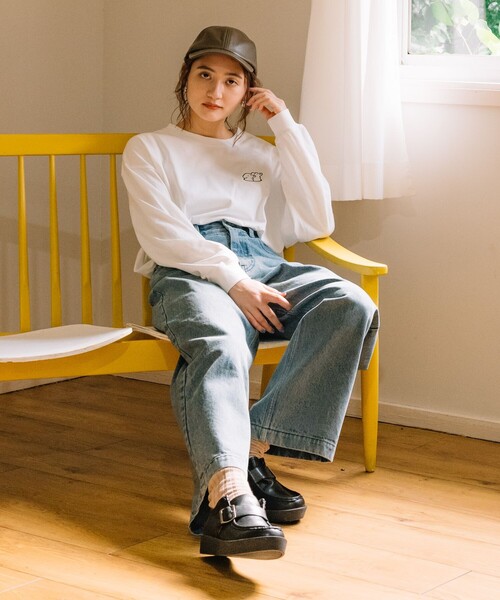 新品LロングTシャツmatsuiマツイフリークスストアもにゅもにゅロンT FREAK\u0027S STORE（フリークスストア）の「matsui × FREAK\u0027S STORE⁄マツイ