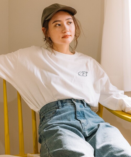 新品LロングTシャツmatsuiマツイフリークスストアもにゅもにゅロンT FREAK\u0027S STORE（フリークスストア）の「matsui × FREAK\u0027S STORE⁄マツイ