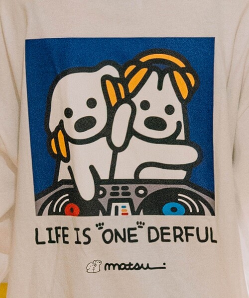 新品LロングTシャツmatsuiマツイフリークスストアもにゅもにゅロンT FREAK\u0027S STORE（フリークスストア）の「matsui × FREAK\u0027S STORE⁄マツイ