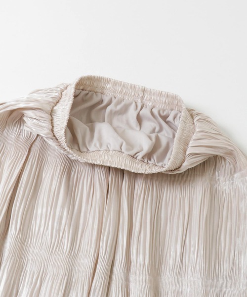 ITEMS URBANRESEARCH(アイテムズ アーバンリサーチ)の「マジョリカプリーツシャイニースカート(スカート・レディース・ブルー系その他/ホワイト系その他/ブラック・FREE)」の16枚目の写真