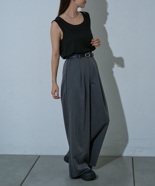 COLONY 2139（コロニートゥーワンスリーナイン）の「スクエアバックルベルト（ベルト・レディース・ブラック・FREE）」の5枚目の写真