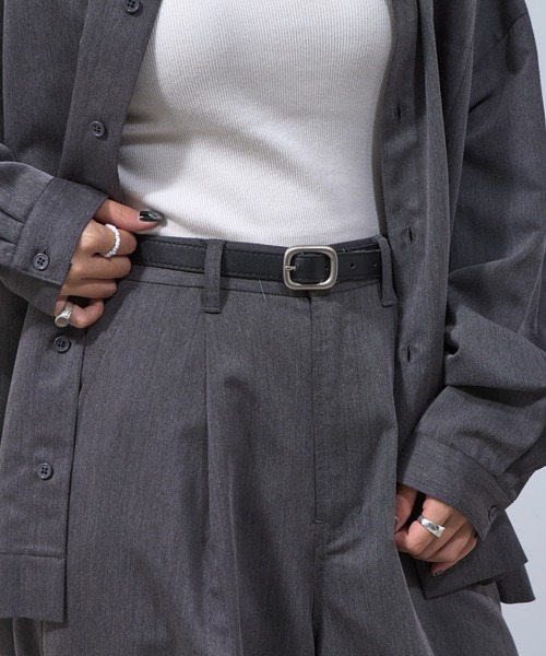 COLONY 2139（コロニートゥーワンスリーナイン）の「スクエアバックルベルト（ベルト・レディース・ブラック・FREE）」の12枚目の写真