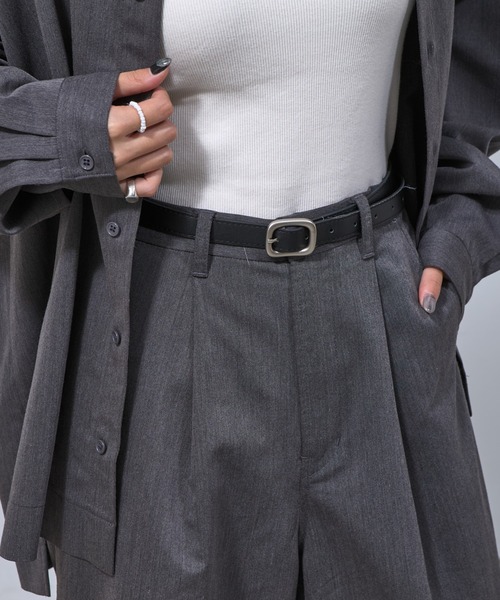 COLONY 2139（コロニートゥーワンスリーナイン）の「スクエアバックルベルト（ベルト・レディース・ブラック・FREE）」の10枚目の写真