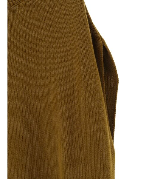 CRAFT STANDARD BOUTIQUE(クラフトスタンダードブティック)の「クルーネックニットベスト ◆(ベスト・レディース・マスタード/パープル/ブラック/グレイッシュベージュ・FREE)」の6枚目の写真