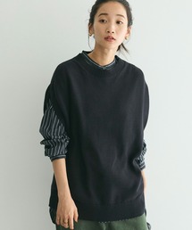 CRAFT STANDARD BOUTIQUE | クルーネックニットベスト ◆(ベスト)