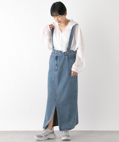 LEPSIM（レプシィム）の「シアーアノラックパーカー　136288（パーカー・レディース・ブラック/オフホワイト・FREE）」の5枚目の写真