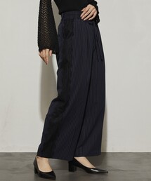 Firsthand | Firsthand/ファーストハンド サイドレーススラックス / ピンストライプワイドスラックス(スラックス)