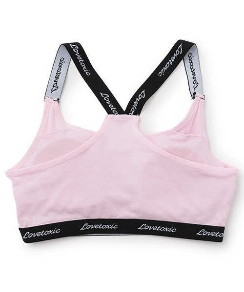 LOVETOXIC(ラブトキシック)の「ベア天ハーフトップ(Tシャツ/カットソー・キッズ・ホワイト/ピンク/ブラック・S/M/L/LL)」の14枚目の写真