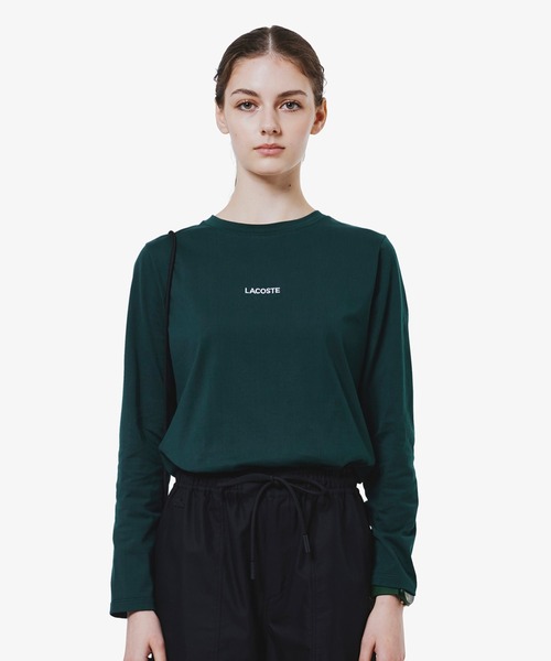 ワンポイントロゴ刺繍 長袖Tシャツ（Tシャツ/カットソー）｜LACOSTE