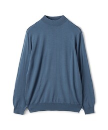 【新品】TOMORROW LAND ネイビー ハイネックニット セール】TOMORROWLAND TRICOT スーパーファインメリノウール