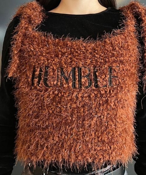 PBLIM（ページボーイリム）の「PBLIM/フェザーニットキャミセット（Tシャツ/カットソー・レディース・ブラウン系その他/ブルー系その他・FREE）」の12枚目の写真