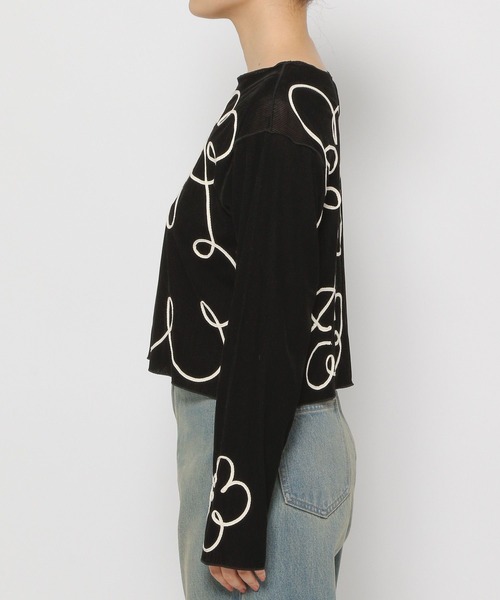 LOWRYS FARM（ローリーズファーム）の「2WAYエンブロイダリーLS