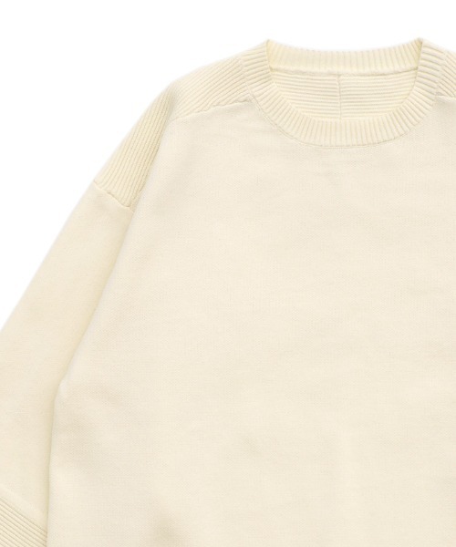 セール】編み地切替デザインニット（ニット/セーター）｜select MOCA