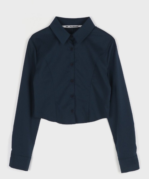 BLACKUP（ブラックアップ）の「[MADE] シャクンベーシックシャツ（シャツ/ブラウス・レディース・ブルー/ホワイト・SMALL/MEDIUM）」の13枚目の写真
