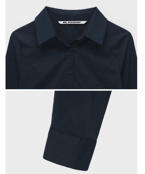 BLACKUP（ブラックアップ）の「[MADE] シャクンベーシックシャツ（シャツ/ブラウス・レディース・ブルー/ホワイト・SMALL/MEDIUM）」の15枚目の写真