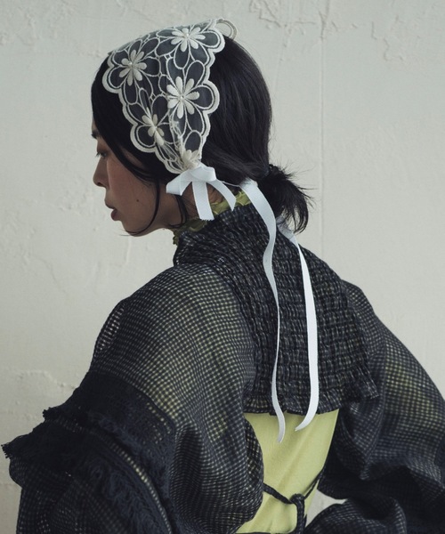 ORIENT MILLINERY（オリエント ミリナリー）の「GYPSIA【ｼﾞﾌﾟｼｱ】（その他ヘアアクセサリー・レディース・ホワイト/ブルー・FREE）」の7枚目の写真