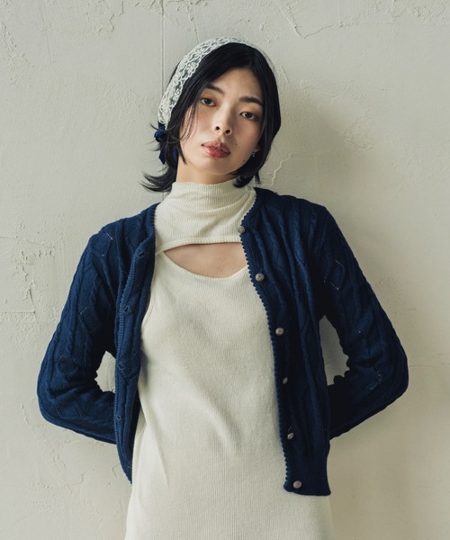 ORIENT MILLINERY（オリエント ミリナリー）の「GYPSIA【ｼﾞﾌﾟｼｱ】（その他ヘアアクセサリー・レディース・ホワイト/ブルー・FREE）」の4枚目の写真