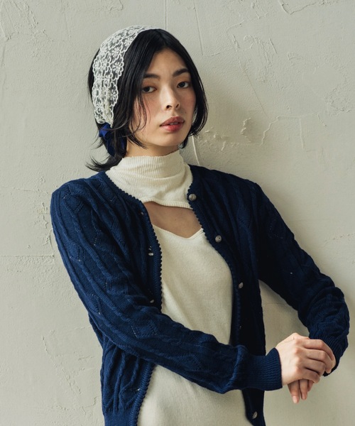 ORIENT MILLINERY（オリエント ミリナリー）の「GYPSIA【ｼﾞﾌﾟｼｱ】（その他ヘアアクセサリー・レディース・ホワイト/ブルー・FREE）」の21枚目の写真