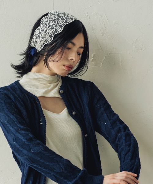 ORIENT MILLINERY（オリエント ミリナリー）の「GYPSIA【ｼﾞﾌﾟｼｱ】（その他ヘアアクセサリー・レディース・ホワイト/ブルー・FREE）」の6枚目の写真