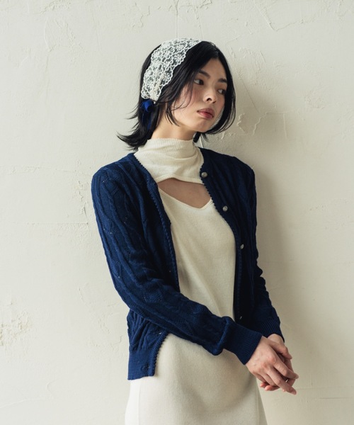 ORIENT MILLINERY（オリエント ミリナリー）の「GYPSIA【ｼﾞﾌﾟｼｱ】（その他ヘアアクセサリー・レディース・ホワイト/ブルー・FREE）」の16枚目の写真