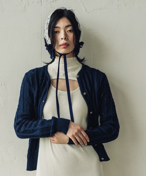 ORIENT MILLINERY（オリエント ミリナリー）の「GYPSIA【ｼﾞﾌﾟｼｱ】（その他ヘアアクセサリー・レディース・ホワイト/ブルー・FREE）」の5枚目の写真