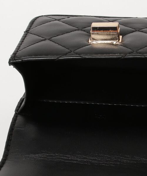 Per sist ence（パーシエンス）の「ミニショルダーキルティングチェーンバッグ（ショルダーバッグ・レディース・ブラック/シルバー/ベージュ/ゴールド/ホワイト・FREE）」の8枚目の写真