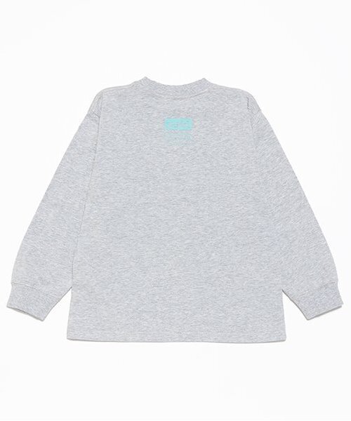 X-girl Stages（エックスガールステージス）の「ミルズロゴ長袖Tシャツ（Tシャツ/カットソー・キッズ・ブラック/トップグレー/ホワイト/ラベンダー・80ｃｍ/90cm/110cm/120cm/130cm/140cm/100cm）」の5枚目の写真