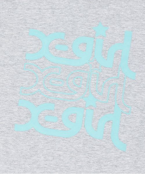 X-girl Stages（エックスガールステージス）の「ミルズロゴ長袖Tシャツ（Tシャツ/カットソー・キッズ・ブラック/トップグレー/ホワイト/ラベンダー・80ｃｍ/90cm/110cm/120cm/130cm/140cm/100cm）」の7枚目の写真