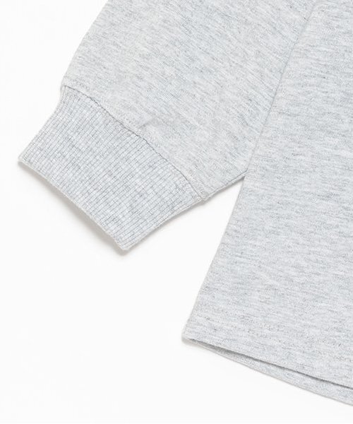 X-girl Stages（エックスガールステージス）の「ミルズロゴ長袖Tシャツ（Tシャツ/カットソー・キッズ・ブラック/トップグレー/ホワイト/ラベンダー・80ｃｍ/90cm/110cm/120cm/130cm/140cm/100cm）」の8枚目の写真