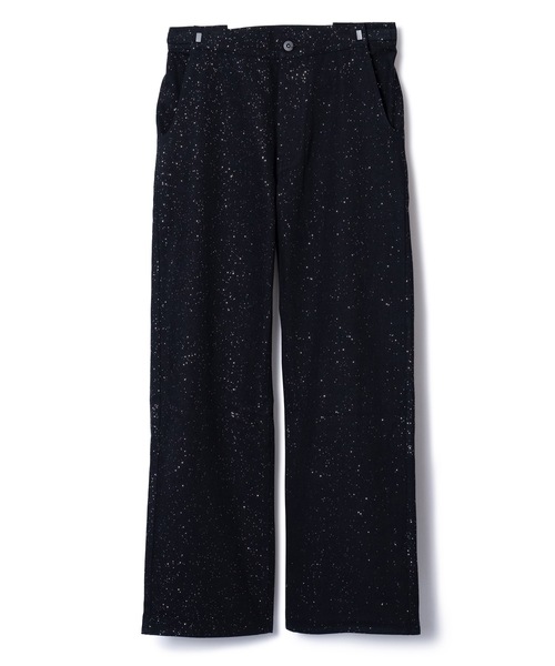 LAME DENIM PANTS