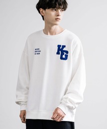 KANGOL カンゴール 別注コラボ オーバーサイズ裏起毛サガラ刺繍スウェット