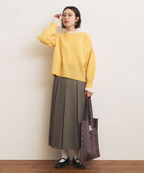 fig Ｌondon（フィグロンドン）の「AIRLYS puff pullover（ニット/セーター・レディース・ブラック/レッド/イエロー・FREE）」の17枚目の写真