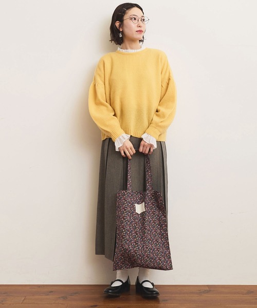fig Ｌondon（フィグロンドン）の「AIRLYS puff pullover（ニット/セーター・レディース・ブラック/レッド/イエロー・FREE）」の18枚目の写真