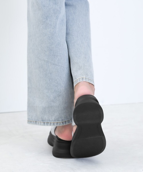 Miniministore（ミニミニストア）の「厚底サンダル クロスベルトサンダル韓国風（サンダル・レディース・シルバー・22.5cm/23.0cm/23.5cm/24.0cm/24.5cm/25.0cm）」の17枚目の写真