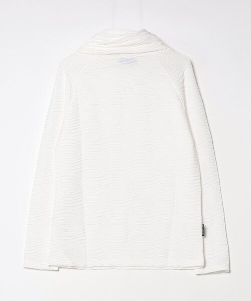 Buffalo Bobs（バッファローボブズ）の「ONDA-ESCARGOT(オンダ エスカルゴ)ウェーブタック ドレープネック ロンT（Tシャツ/カットソー・メンズ・ブラック/ホワイト・1-2/2-3/3-4）」の9枚目の写真