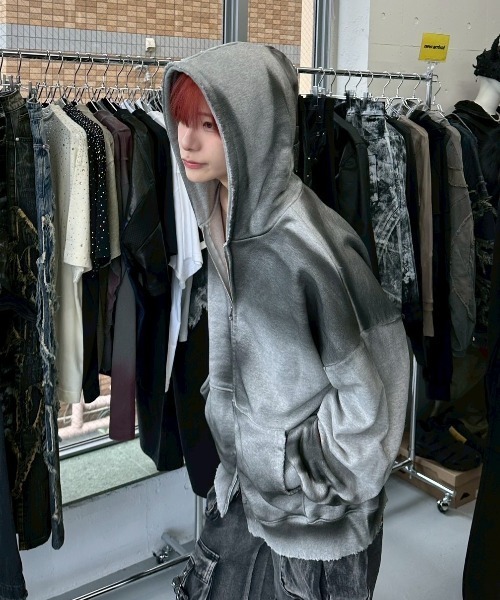 シーズ nmtc+】washing zip up hoodie / 【エヌエムティーシープラス