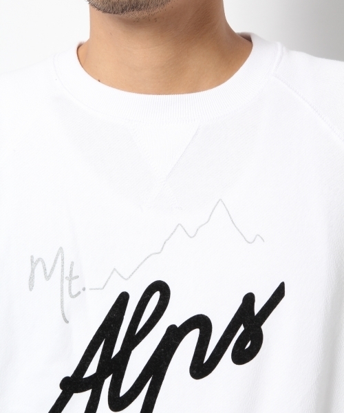 GLOBAL WORK（グローバルワーク）の「ウラケクループリントスウェット/568901（スウェット・メンズ・ネイビー/ホワイト/ブラック/グレー・X-LARGE/MEDIUM/SMALL/LARGE）」の18枚目の写真