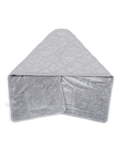 LAKOLE（ラコレ）の「羽織りブランケット / 145703（ブランケット・レディース・チャコール/カーキ/グレー・FREE）」の6枚目の写真