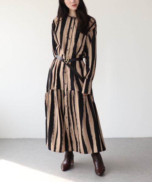 Three Four Time(スリーフォータイム)の「ハートバックルレザーベルト(ベルト・レディース・ブラック/ブラウン/ベージュ・FREE)」の10枚目の写真