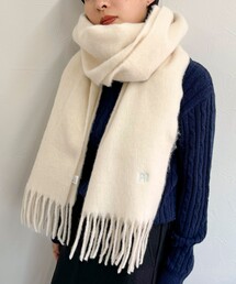 fredy emue | FR刺繍ブークレ無地ストール(ストール/ショール)