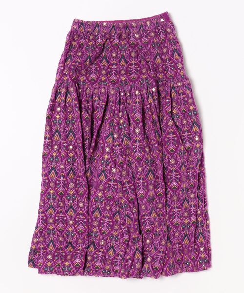 チャイハネ(チャイハネ)の「【チャイハネ】ブライド刺繍ロングスカート(スカート・レディース・レッド/ブラック/グリーン/ピンク・FREE)」の10枚目の写真