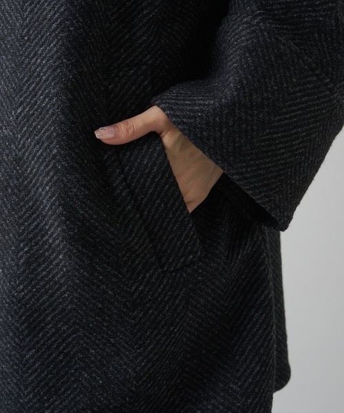 PUAL CE CIN（ピュアルセシン）の「オーバーサイズテーラーコート（テーラードジャケット・レディース・チェック/その他・FREE）」の17枚目の写真