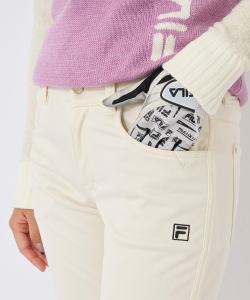 FILA GOLF(フィラゴルフ )の「ボンディングパンツ(その他パンツ・レディース・ネイビー/ブラック/オフホワイト・MEDIUM/LARGE/X-LARGE)」の10枚目の写真