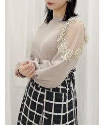 dazzlin | ショルダーフラワーニットプルオーバー(ニット/セーター)