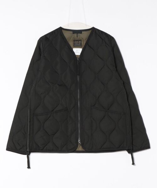 Scrap Book(スクラップブック)の「◆WEB限定 展開◆【TAION】MILITARY W-ZIP V NECK DOWN JKT(ダウンジャケット/コート・レディース・ホワイト系その他/ブラック・FREE)」の9枚目の写真