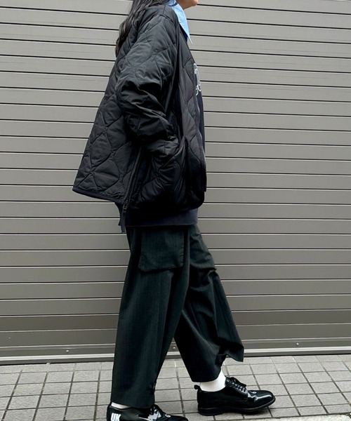Scrap Book(スクラップブック)の「◆WEB限定 展開◆【TAION】MILITARY W-ZIP V NECK DOWN JKT(ダウンジャケット/コート・レディース・ホワイト系その他/ブラック・FREE)」の12枚目の写真
