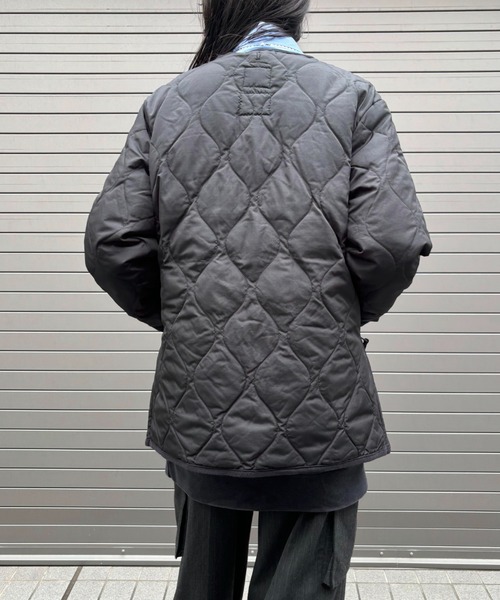 Scrap Book(スクラップブック)の「◆WEB限定 展開◆【TAION】MILITARY W-ZIP V NECK DOWN JKT(ダウンジャケット/コート・レディース・ホワイト系その他/ブラック・FREE)」の16枚目の写真