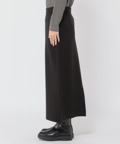 studio CLIP（スタディオクリップ）の「【3シーズン/静電気防止/毛玉軽減】12ゲージらくらくニットスカート[プチ・プラスサイズあり]（スカート・レディース・ブラック/ブルー/ナチュラル・PF/ﾌﾘｰ(L)/FREE）」の17枚目の写真