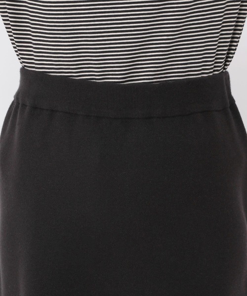 studio CLIP（スタディオクリップ）の「【3シーズン/静電気防止/毛玉軽減】12ゲージらくらくニットスカート[プチ・プラスサイズあり]（スカート・レディース・ブラック/ブルー/ナチュラル・PF/ﾌﾘｰ(L)/FREE）」の19枚目の写真